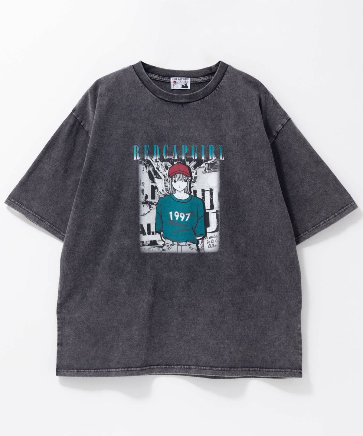 RED CAP GIRL 天竺バックプリントTシャツ メンズ ネコポス 対応商品