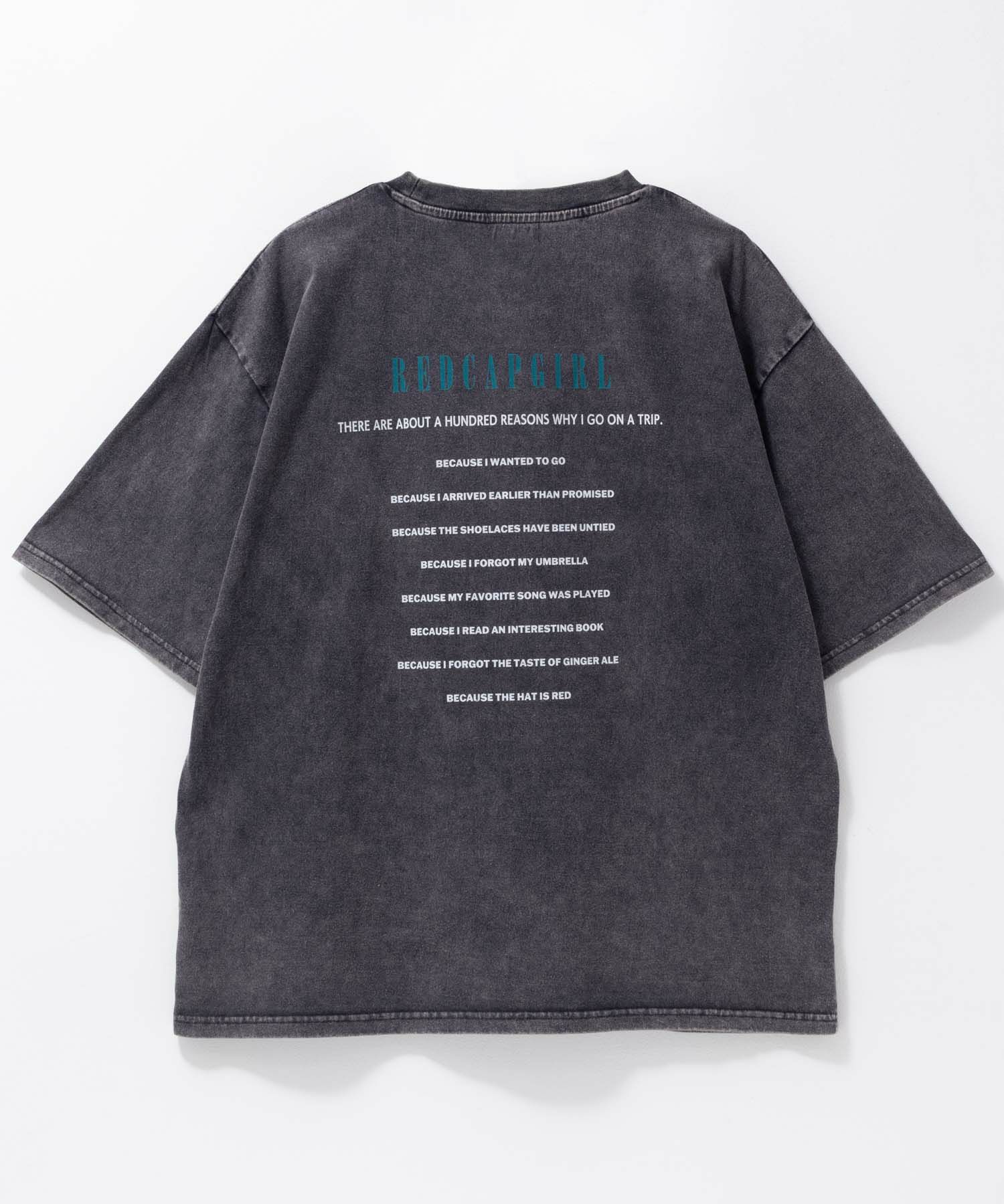 RED CAP GIRL  天竺バックプリントTシャツ メンズ メール便 対応商品商品画像-3