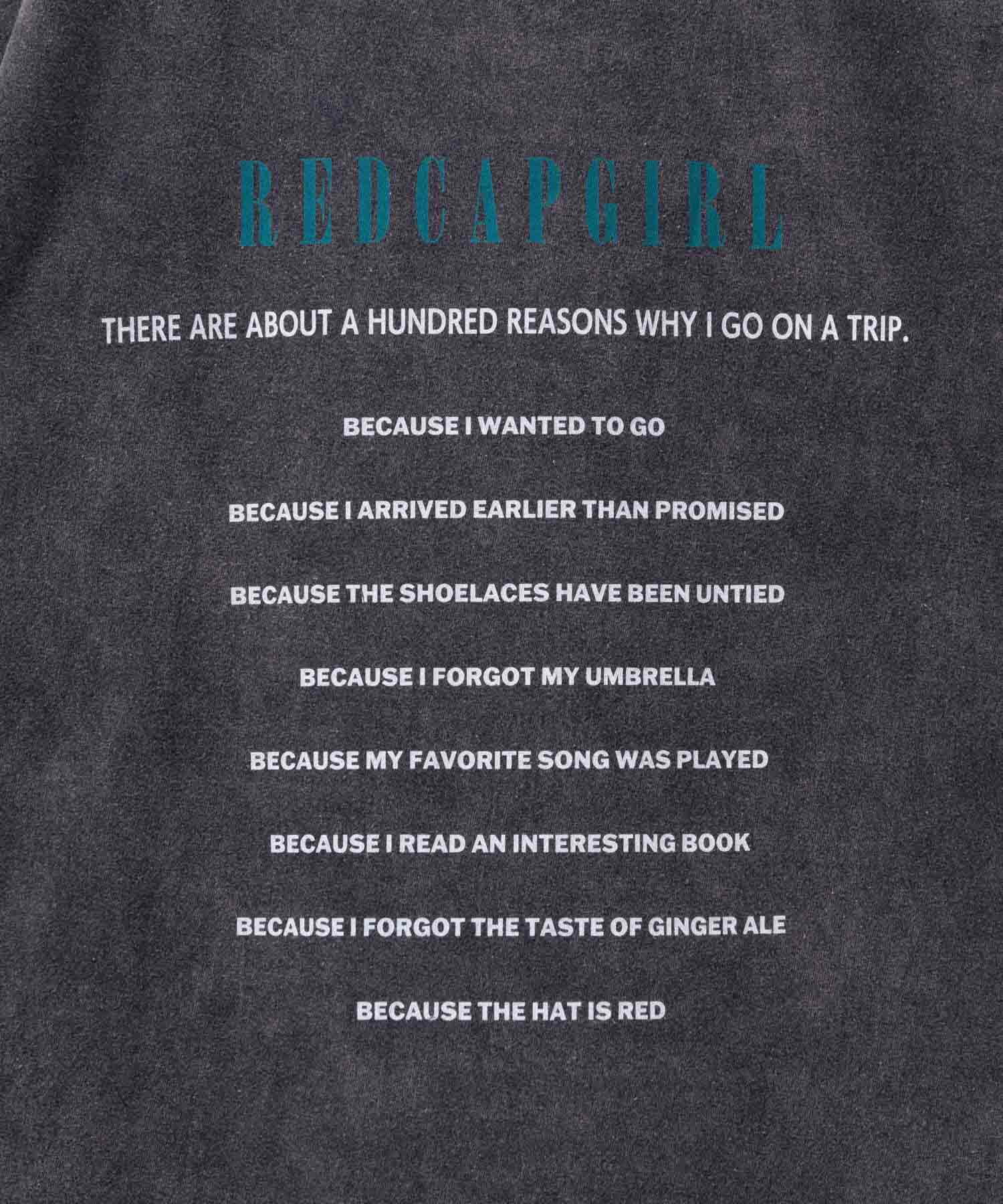 RED CAP GIRL  天竺バックプリントTシャツ メンズ メール便 対応商品商品画像-5