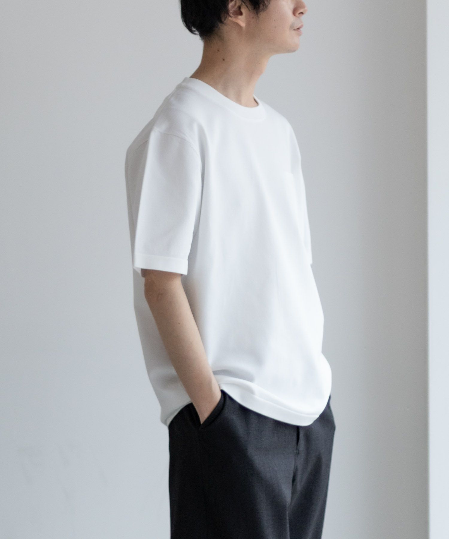 NAVY  14GニットTシャツ メンズ メール便 対応商品商品画像-6