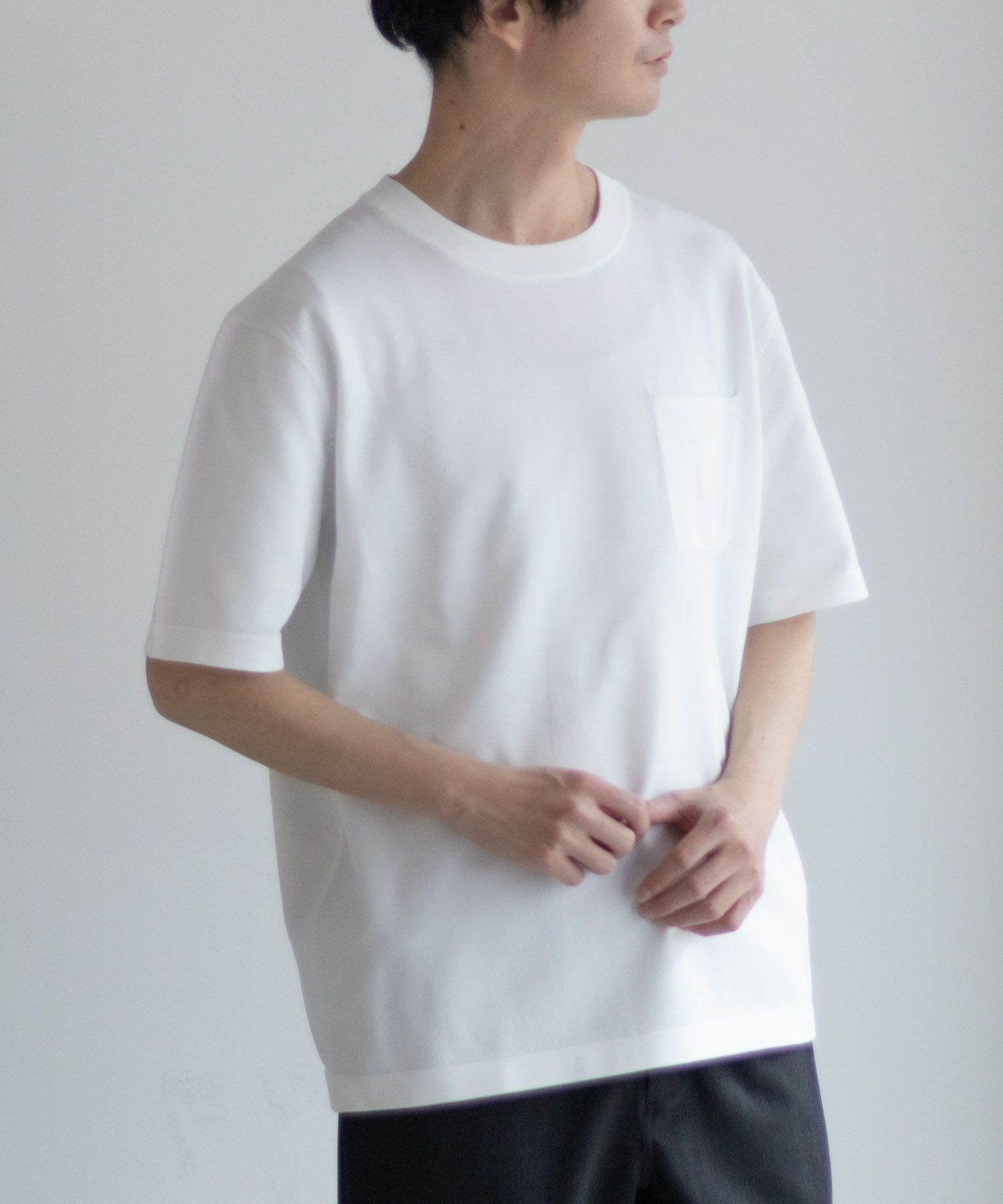 NAVY  14GニットTシャツ メンズ メール便 対応商品商品画像-7