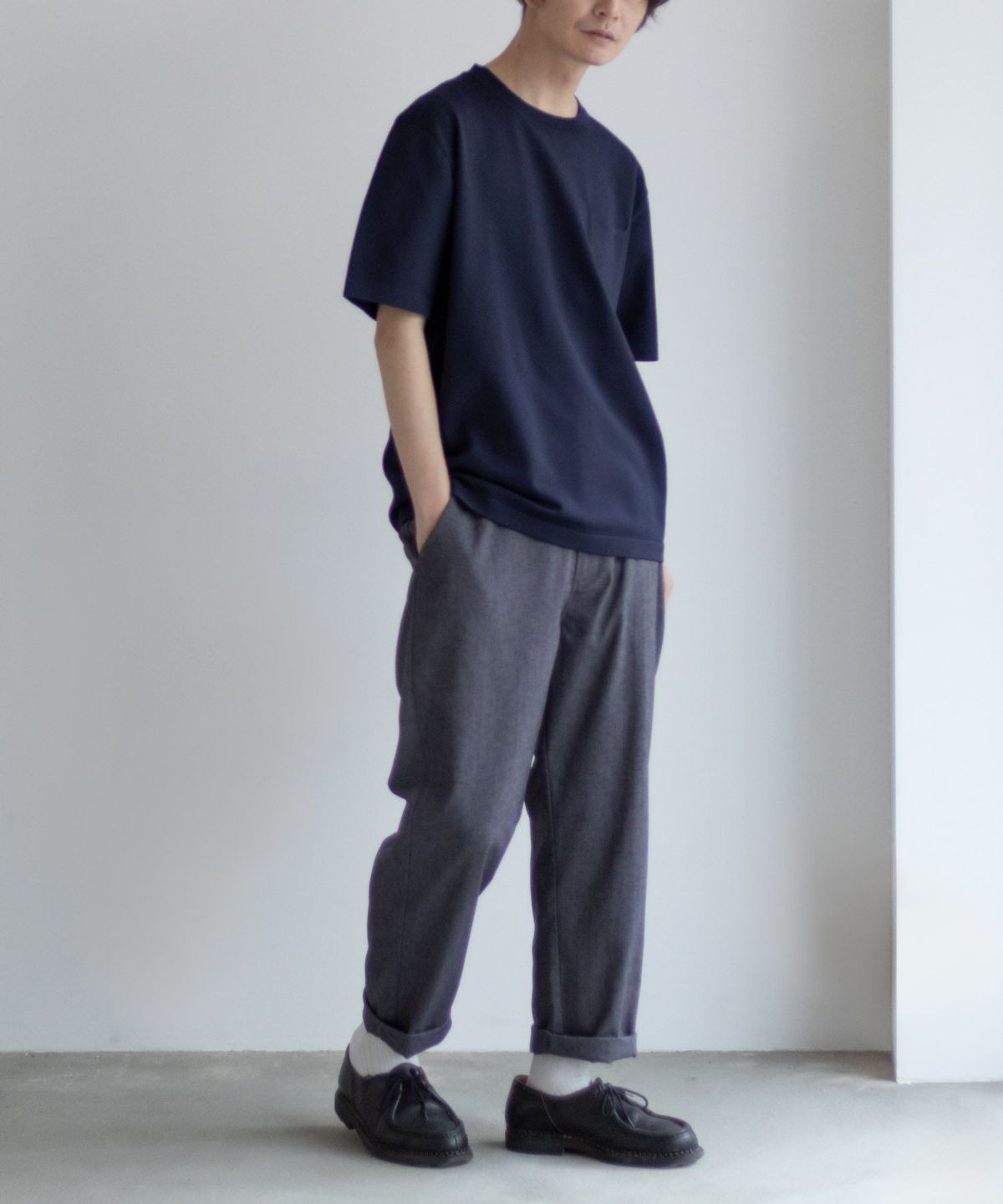 NAVY 14GニットTシャツ メンズ ネコポス 対応商品