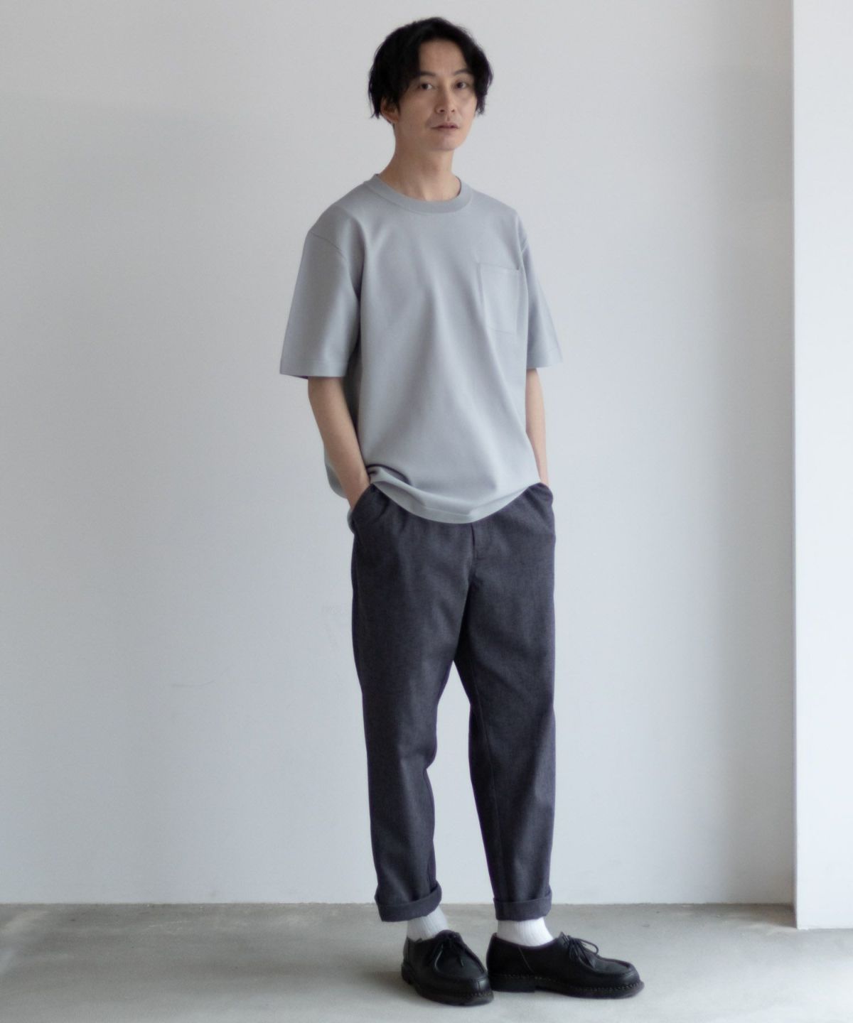 NAVY 14GニットTシャツ メンズ ネコポス 対応商品