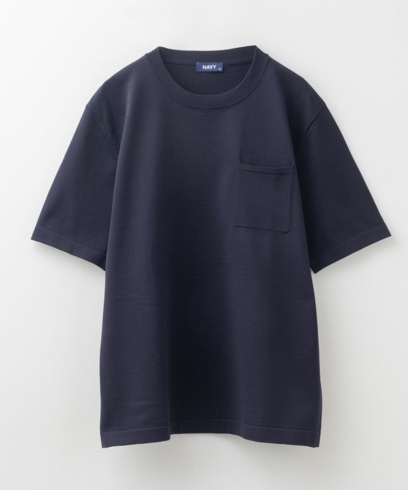 NAVY  14GニットTシャツ メンズ メール便 対応商品商品画像-33