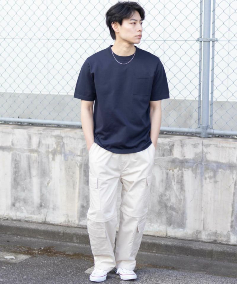 NAVY  14GニットTシャツ メンズ メール便 対応商品商品画像-40