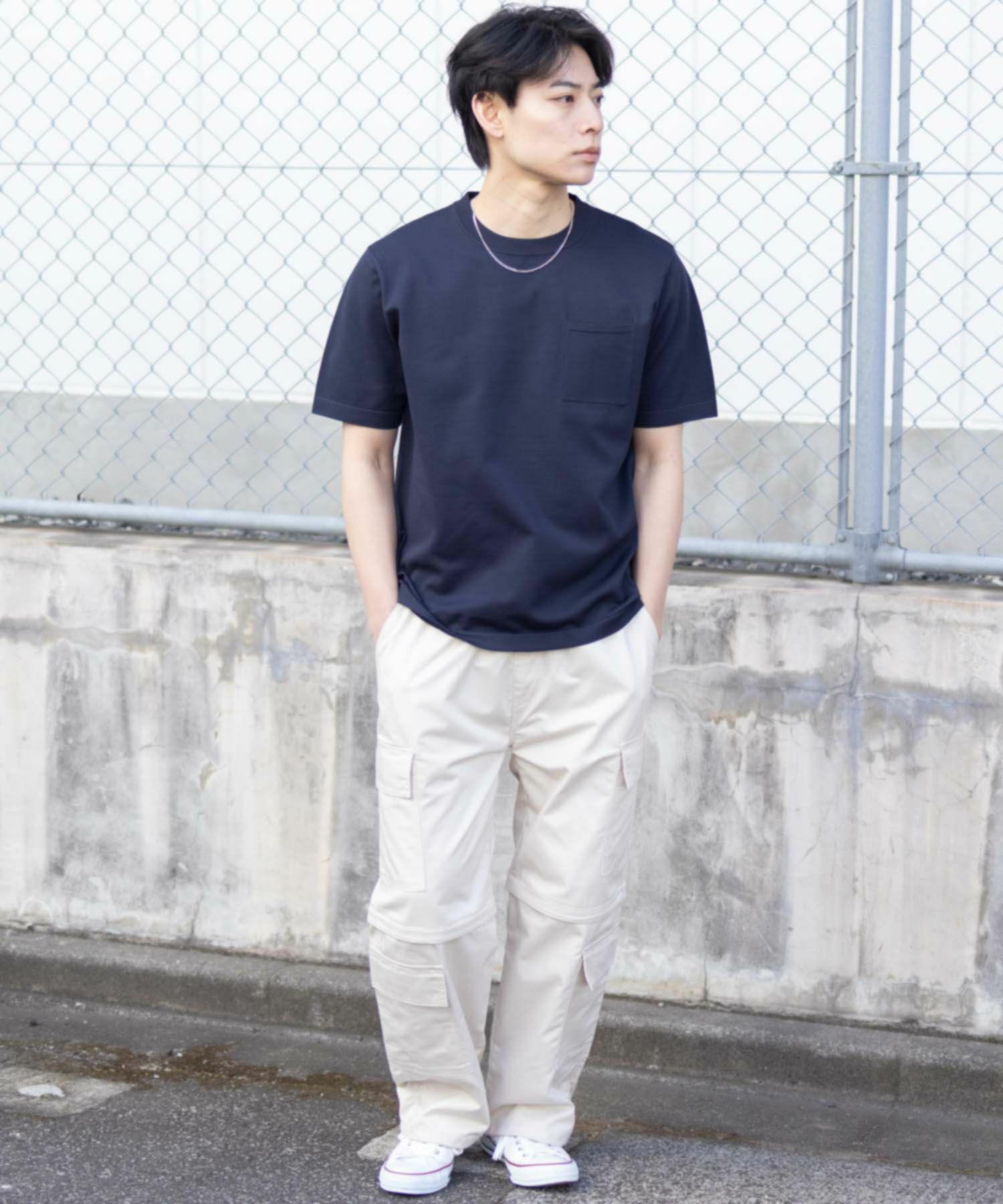 NAVY  14GニットTシャツ メンズ メール便 対応商品商品画像-40