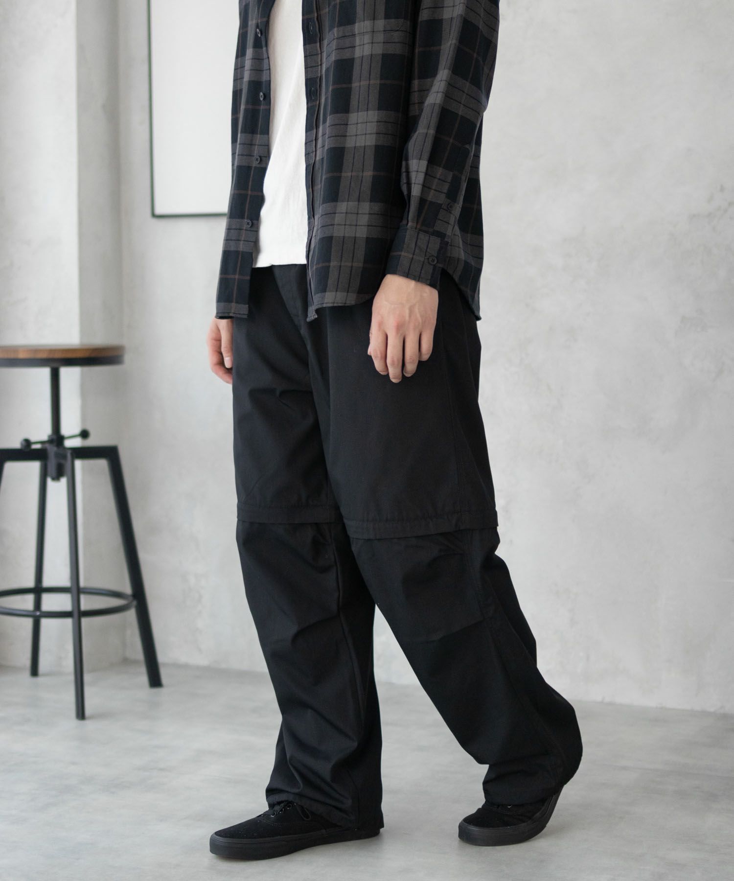 NAVY  コンバーチブルパンツ メンズ商品画像-4