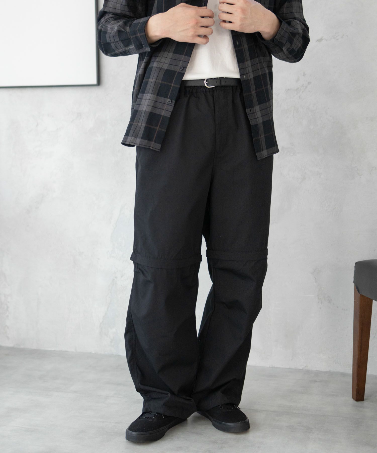 NAVY コンバーチブルパンツ メンズ商品画像-7