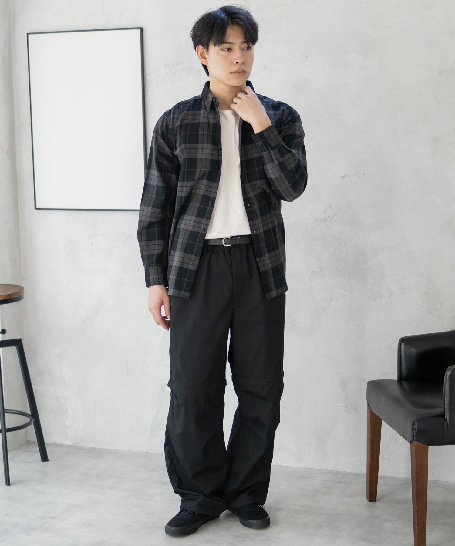 NAVY  コンバーチブルパンツ メンズ商品画像-32