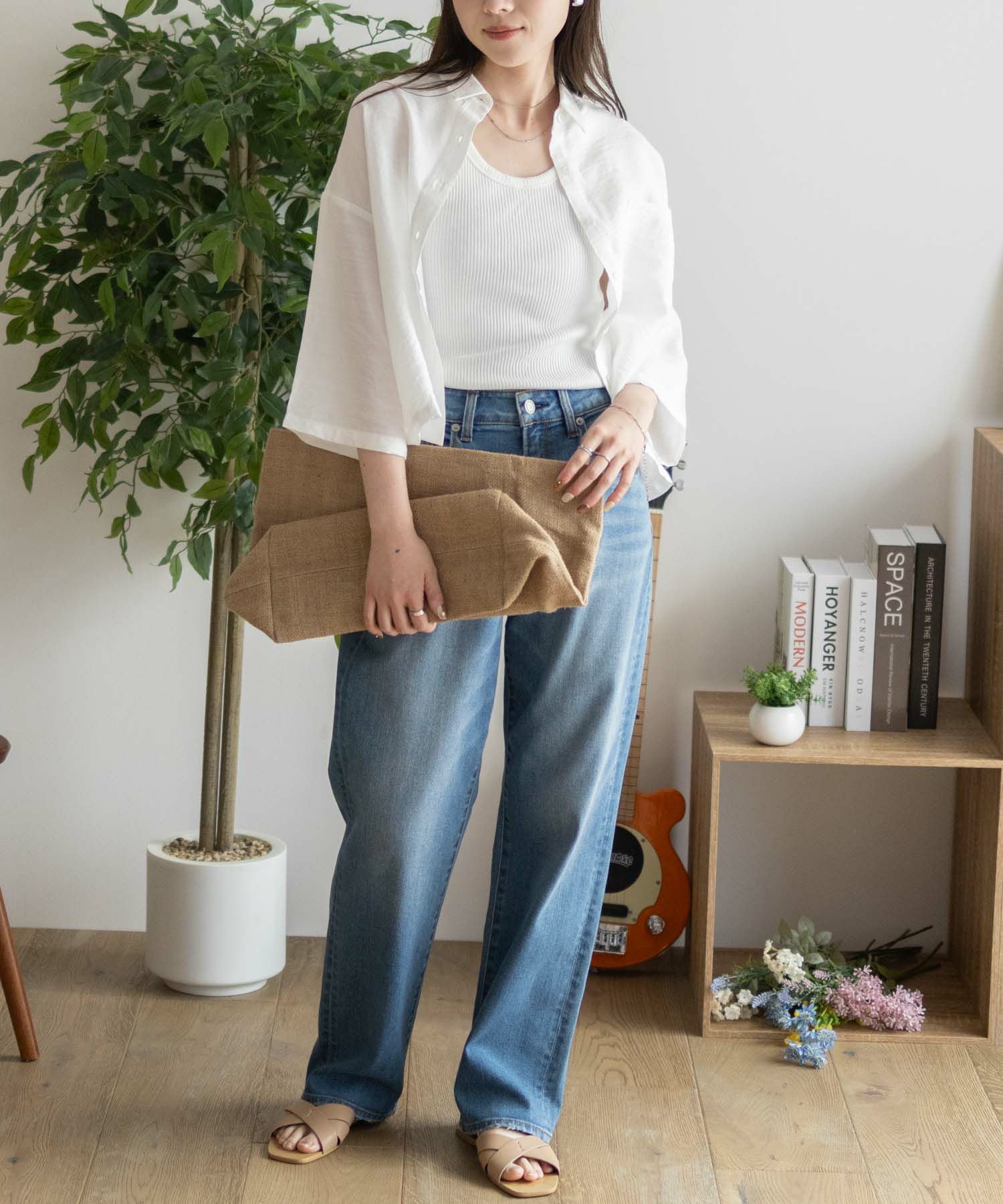 nAvy  ショート丈7分袖シャツ レディース商品画像-17