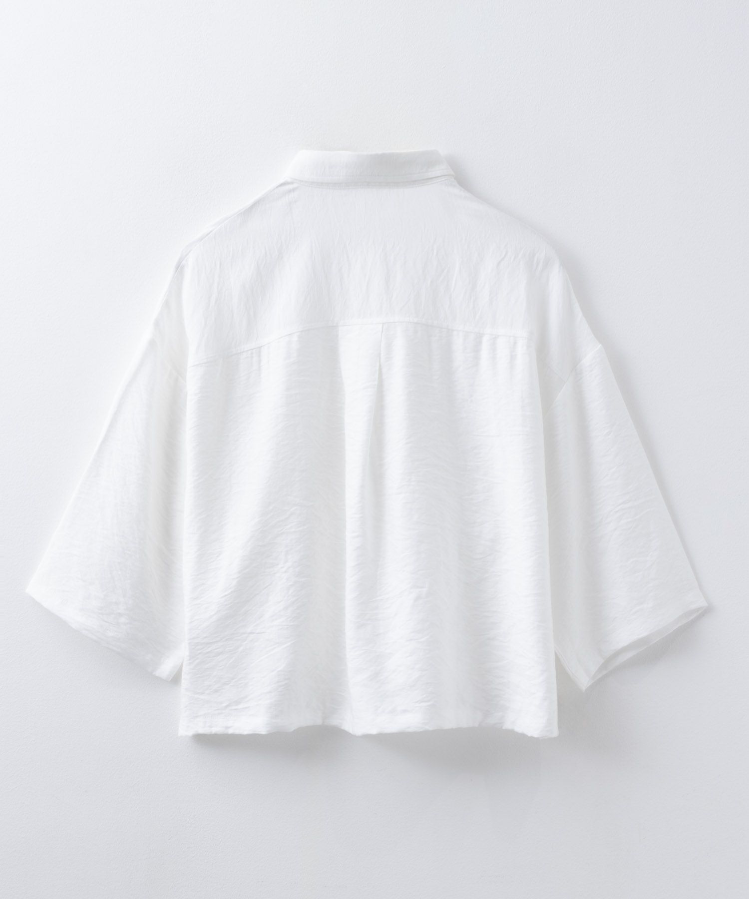 nAvy ショート丈7分袖シャツ レディース