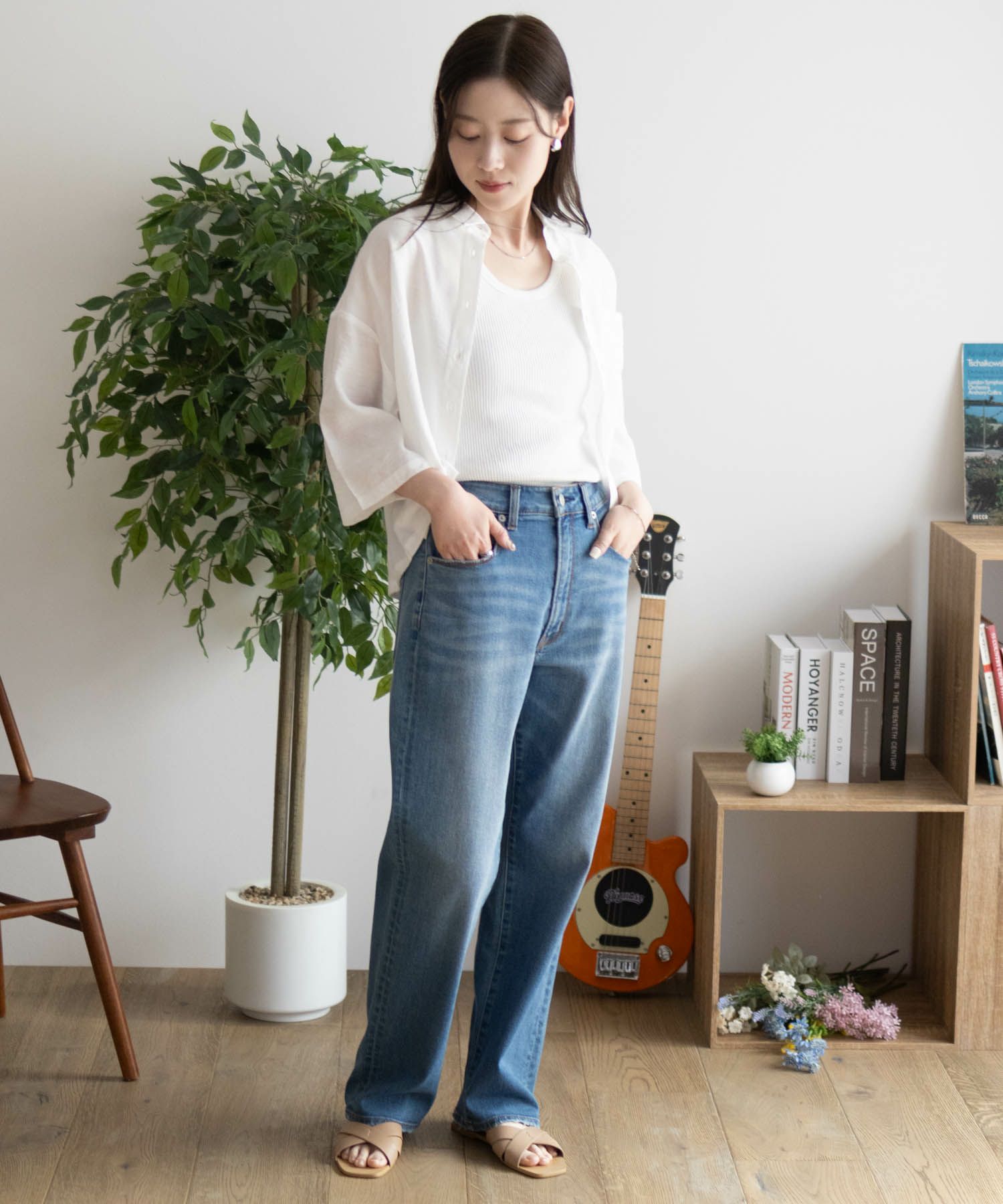 nAvy  ショート丈7分袖シャツ レディース商品画像-35