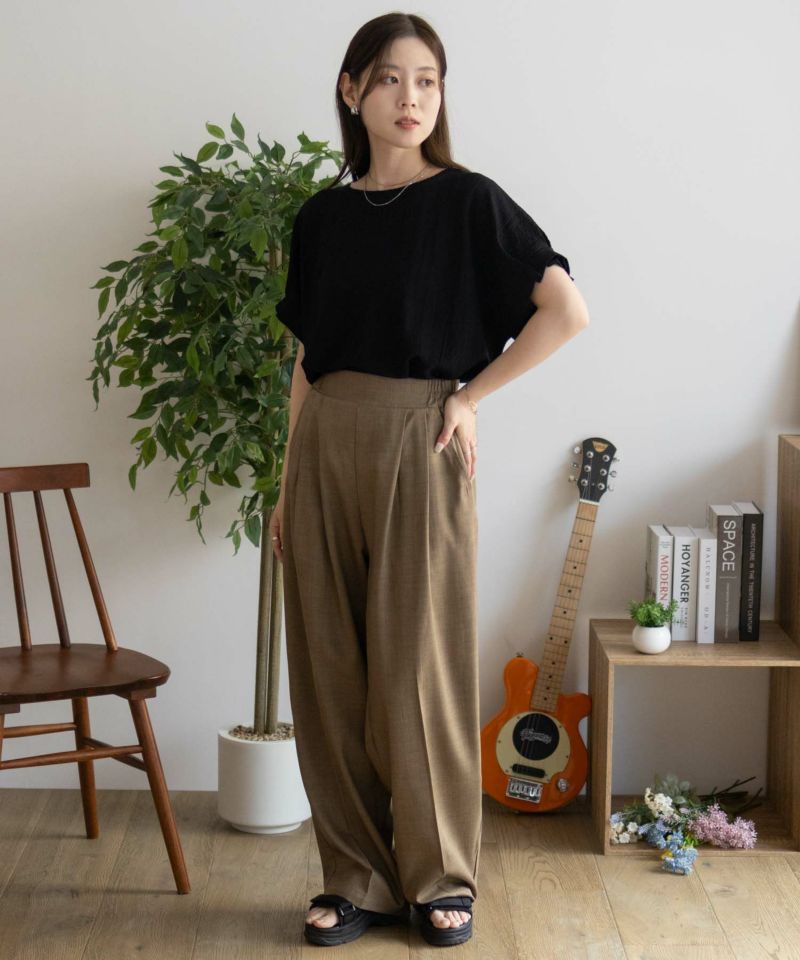 nAvy  袖口タックブラウス レディース商品画像-34