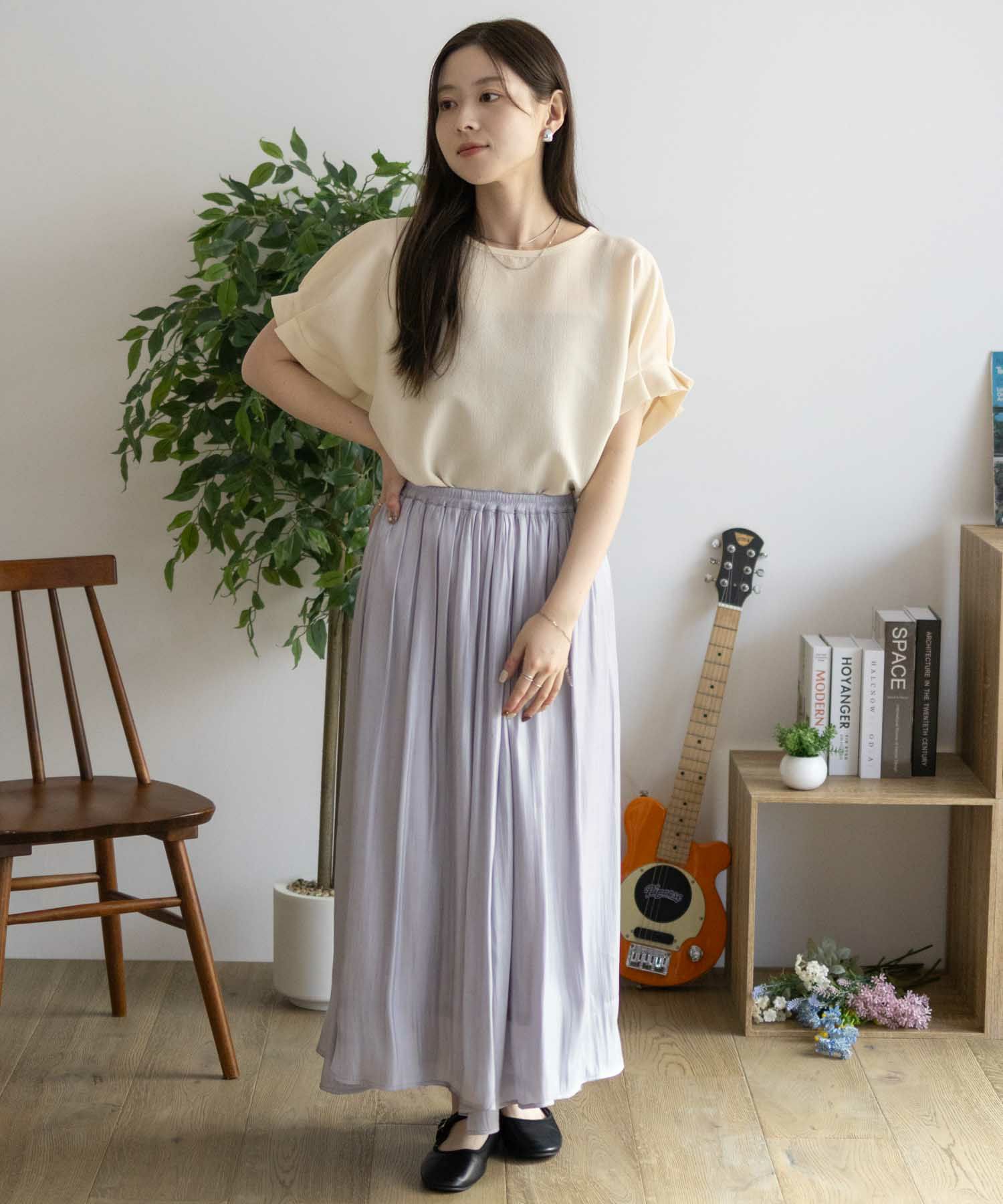 nAvy  袖口タックブラウス レディース商品画像-35