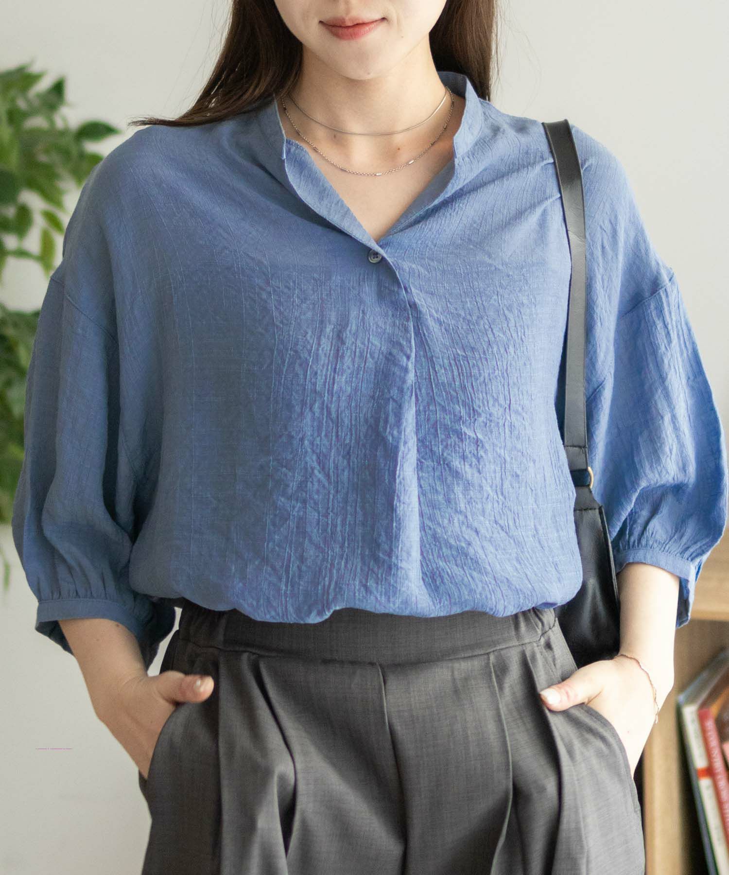 nAvy  スラブスキッパーブラウス レディース商品画像-3
