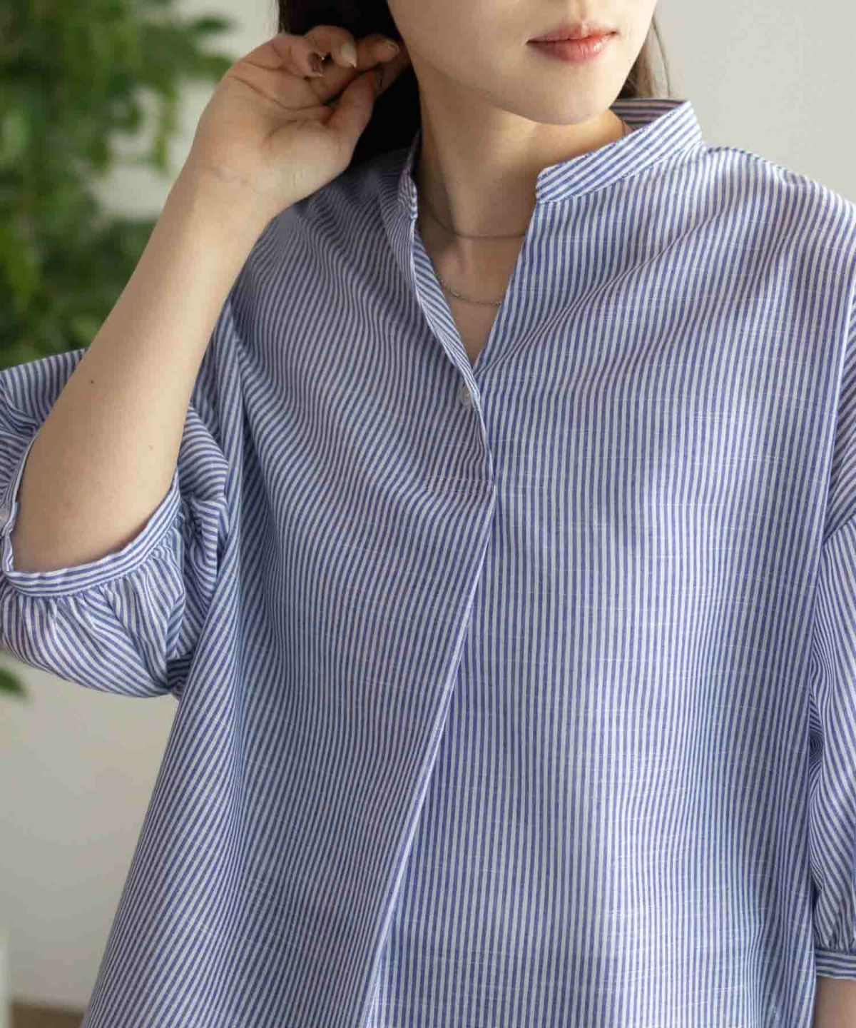 nAvy スラブスキッパーブラウス レディース