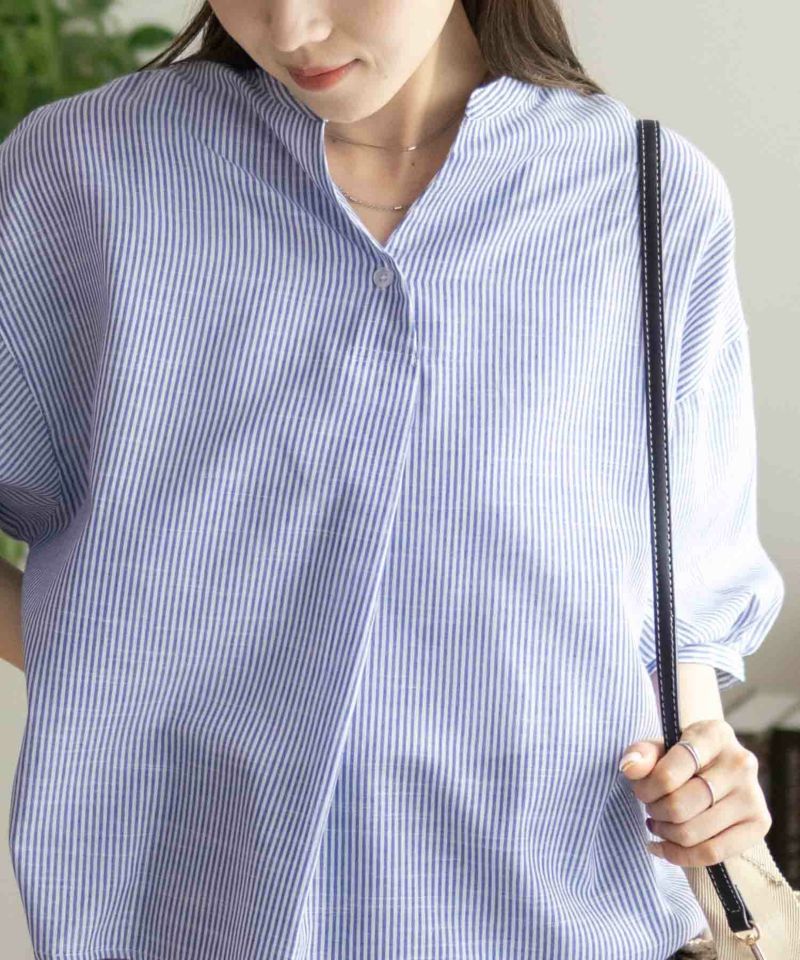 nAvy  スラブスキッパーブラウス レディース商品画像-6