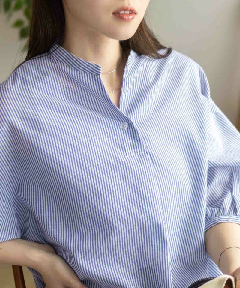 nAvy  スラブスキッパーブラウス レディース商品画像-8