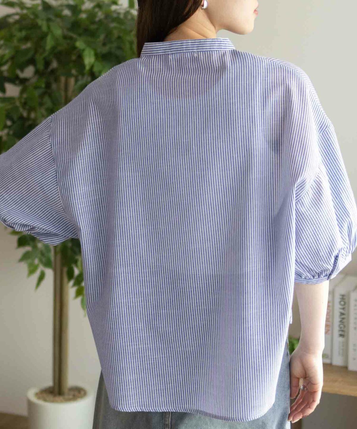 nAvy スラブスキッパーブラウス レディース