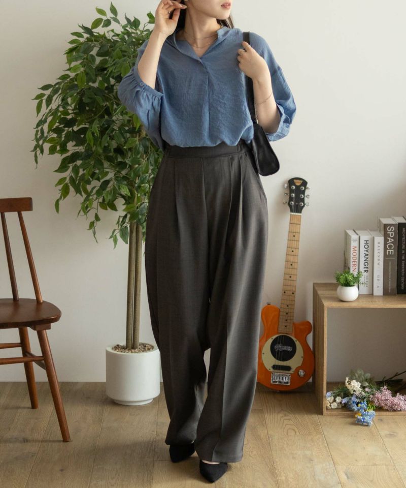 nAvy  スラブスキッパーブラウス レディース商品画像-23