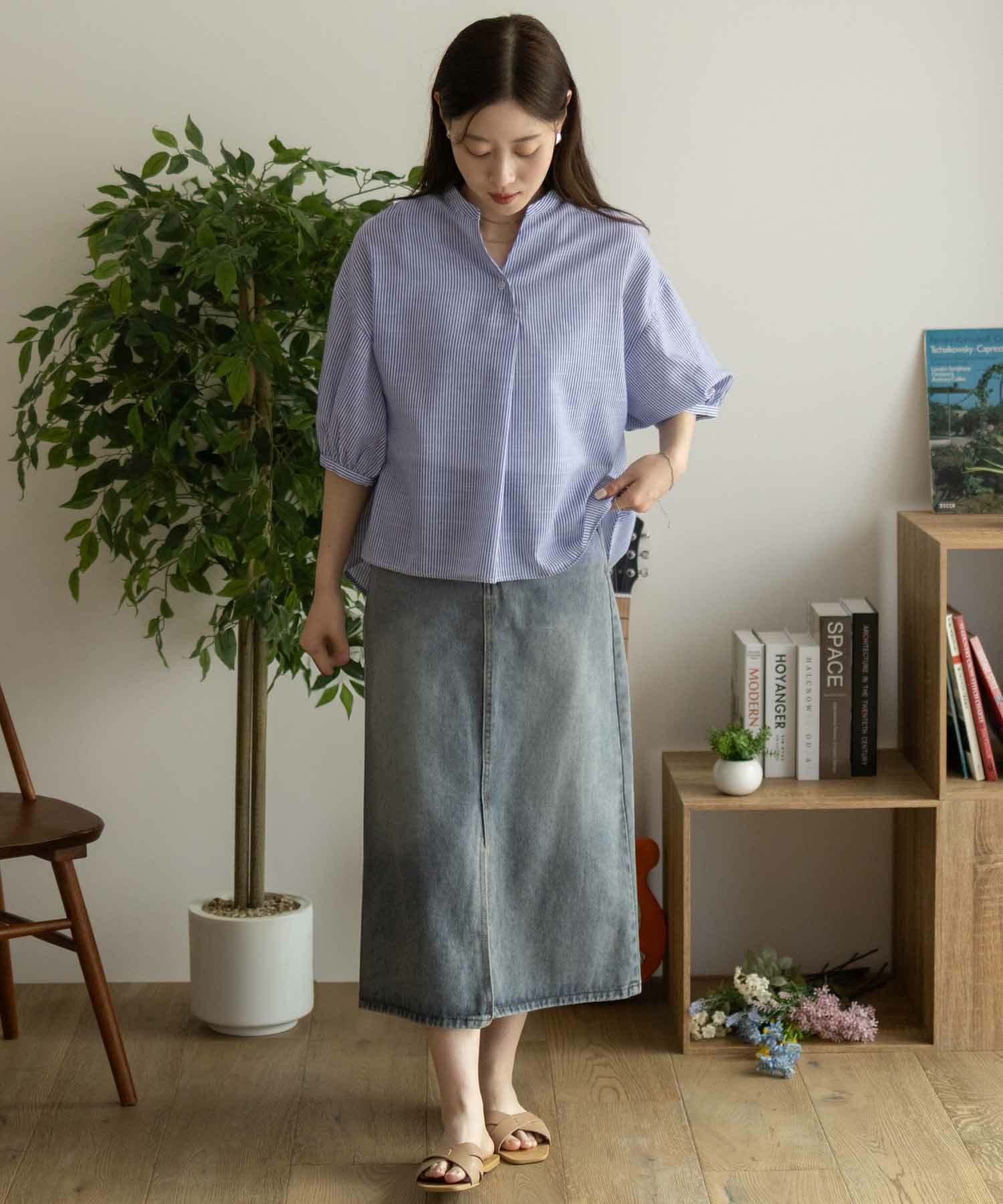 nAvy  スラブスキッパーブラウス レディース商品画像-35
