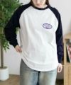 UNDERWRAPS 刺繍ラグラン長袖Tシャツ レディース ネコポス 対応商品