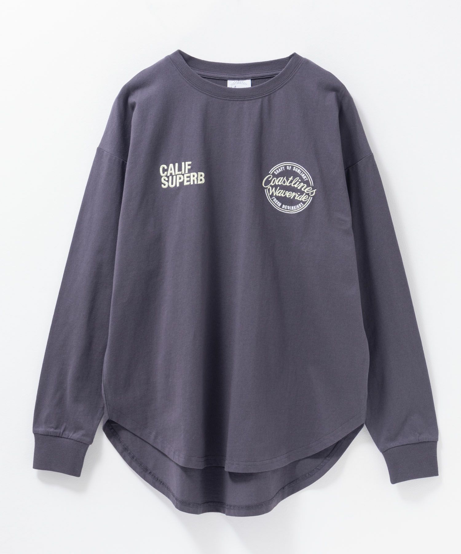 UNDERWRAPS  刺繍ラウンド長袖Tシャツ レディース メール便 対応商品商品サムネイル-17