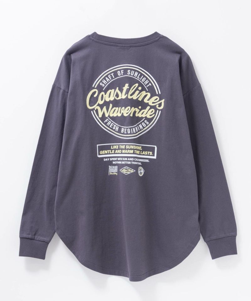 UNDERWRAPS  刺繍ラウンド長袖Tシャツ レディース メール便 対応商品商品画像-18