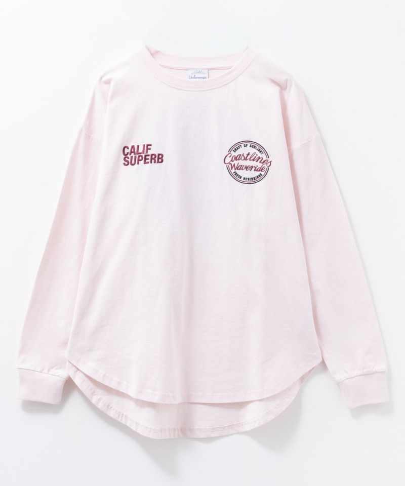 UNDERWRAPS  刺繍ラウンド長袖Tシャツ レディース メール便 対応商品商品画像-19