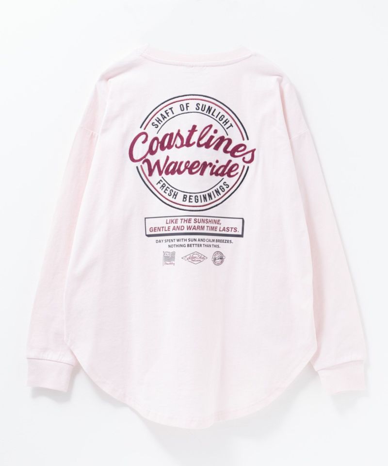 UNDERWRAPS  刺繍ラウンド長袖Tシャツ レディース メール便 対応商品商品画像-20