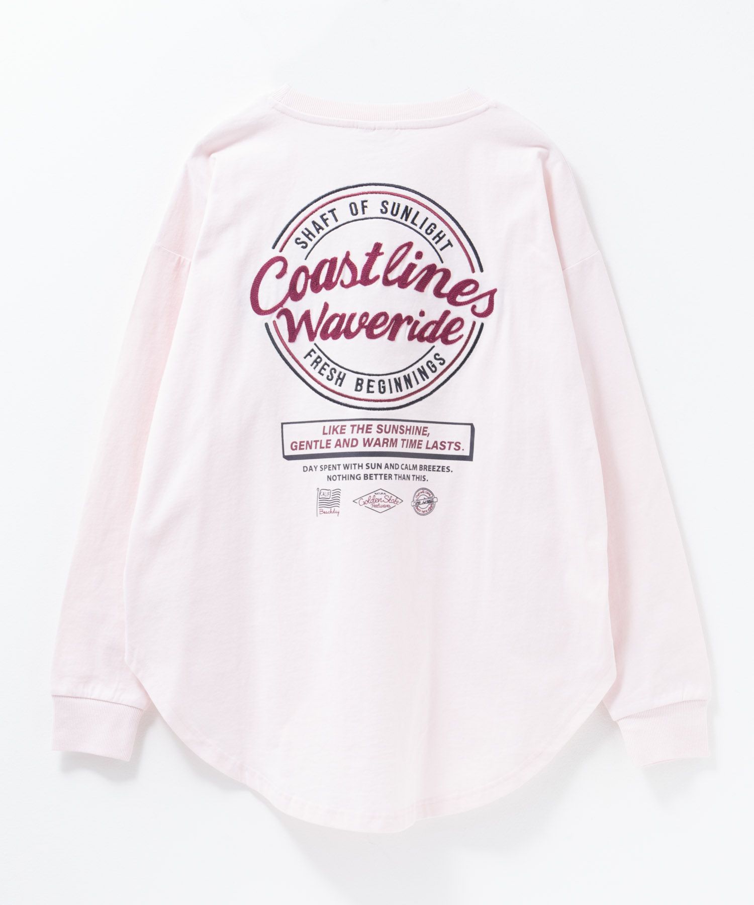 UNDERWRAPS 刺繍ラウンド長袖Tシャツ レディース ネコポス 対応商品