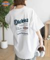 Dickies バックロゴ刺繍裾ラウンドチュニックTシャツ レディース ネコポス 対応商品