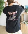 Dickies バックロゴ刺繍裾ラウンドチュニックTシャツ レディース ネコポス 対応商品