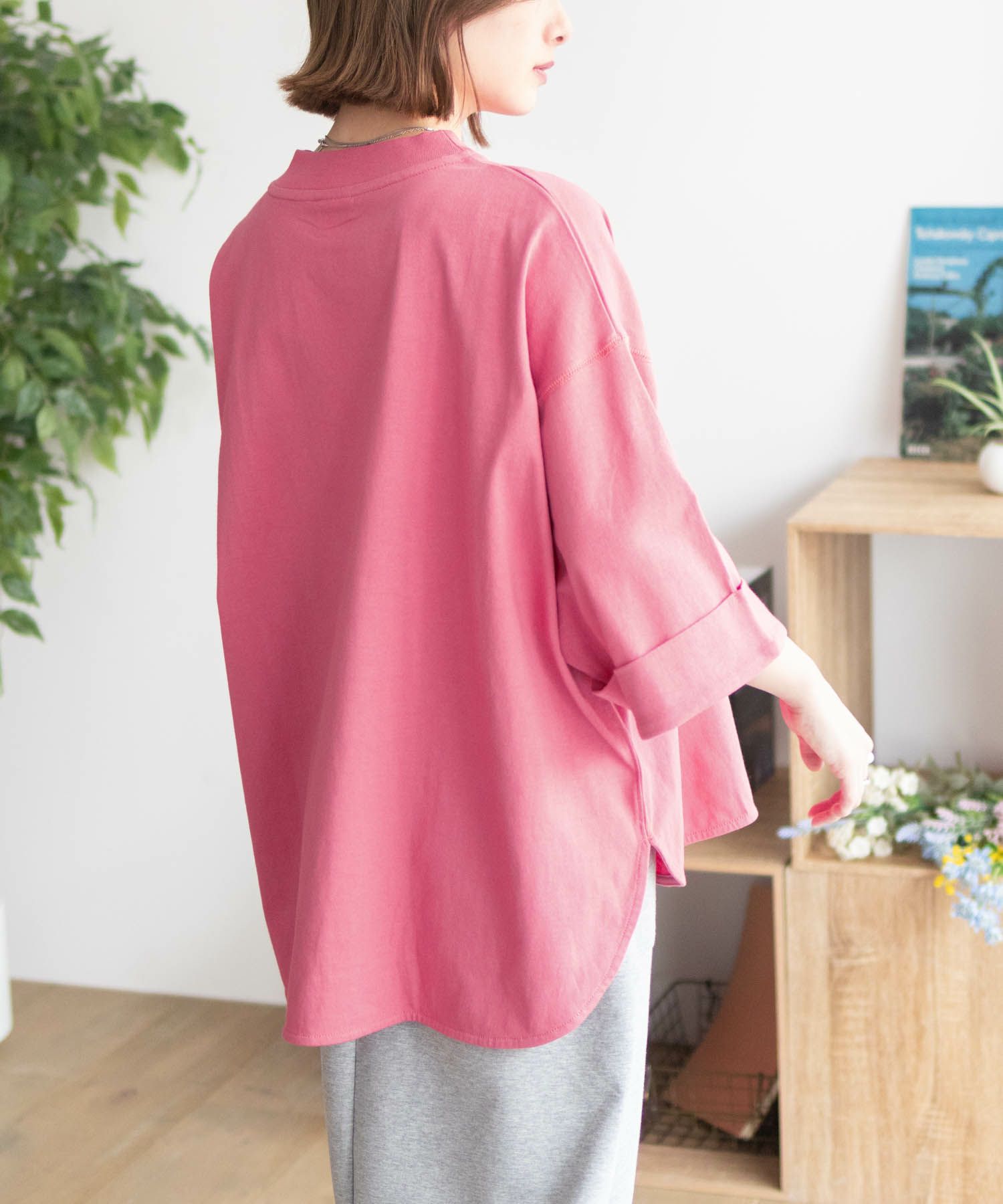 Dickies  刺繍ロールアップTシャツ レディース メール便 対応商品商品サムネイル-20