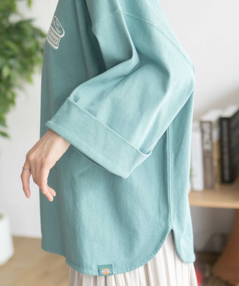 Dickies  刺繍ロールアップTシャツ レディース メール便 対応商品商品画像-24