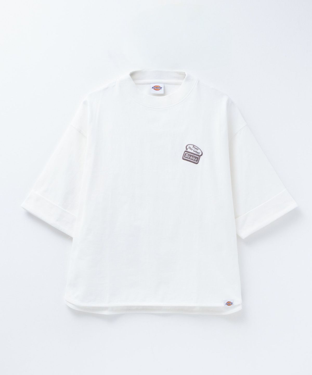 Dickies 刺繍ロールアップTシャツ レディース ネコポス 対応商品
