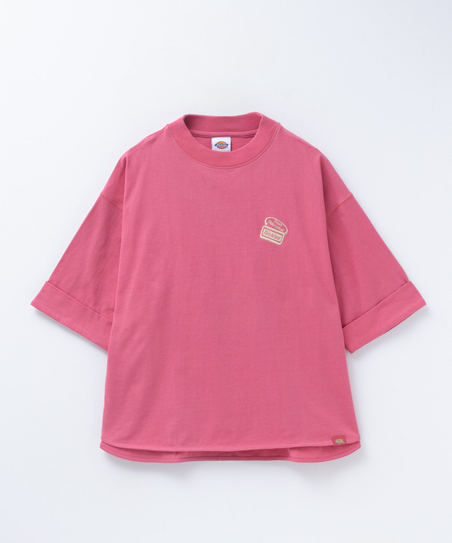 Dickies 刺繍ロールアップTシャツ レディース ネコポス 対応商品