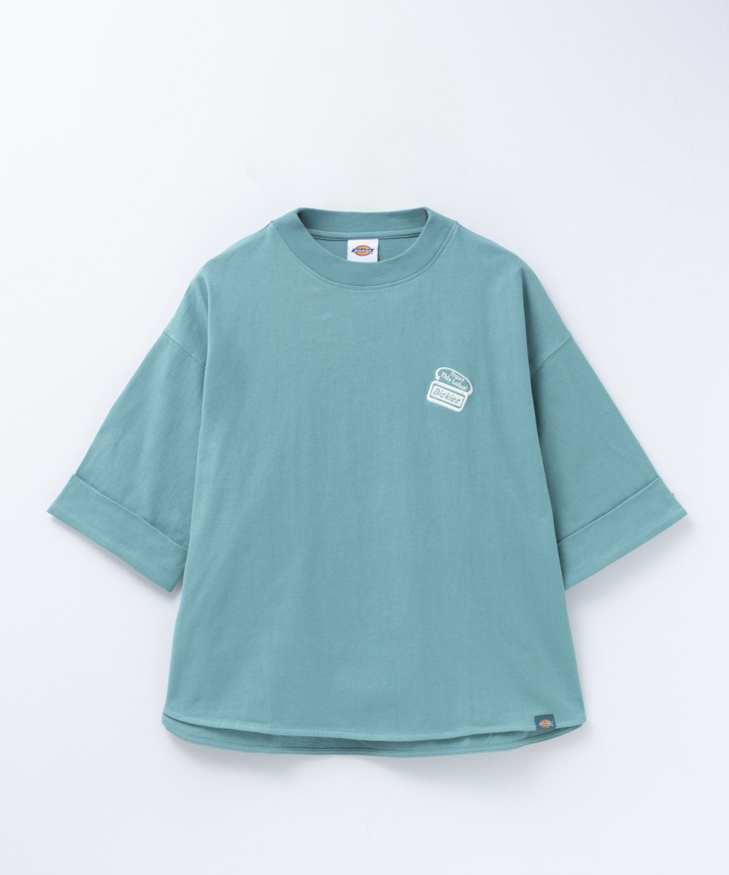 Dickies 刺繍ロールアップTシャツ レディース ネコポス 対応商品
