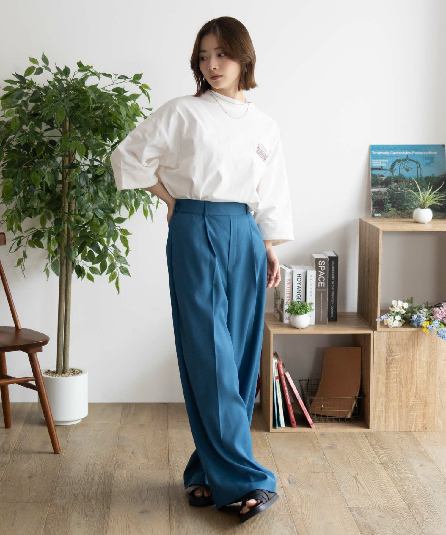 Dickies  刺繍ロールアップTシャツ レディース メール便 対応商品商品サムネイル-37