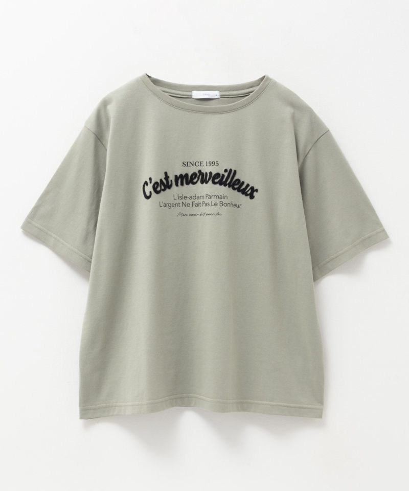 T-GRAPHICS  ロゴ刺繍Tシャツ レディース メール便 対応商品商品画像-21