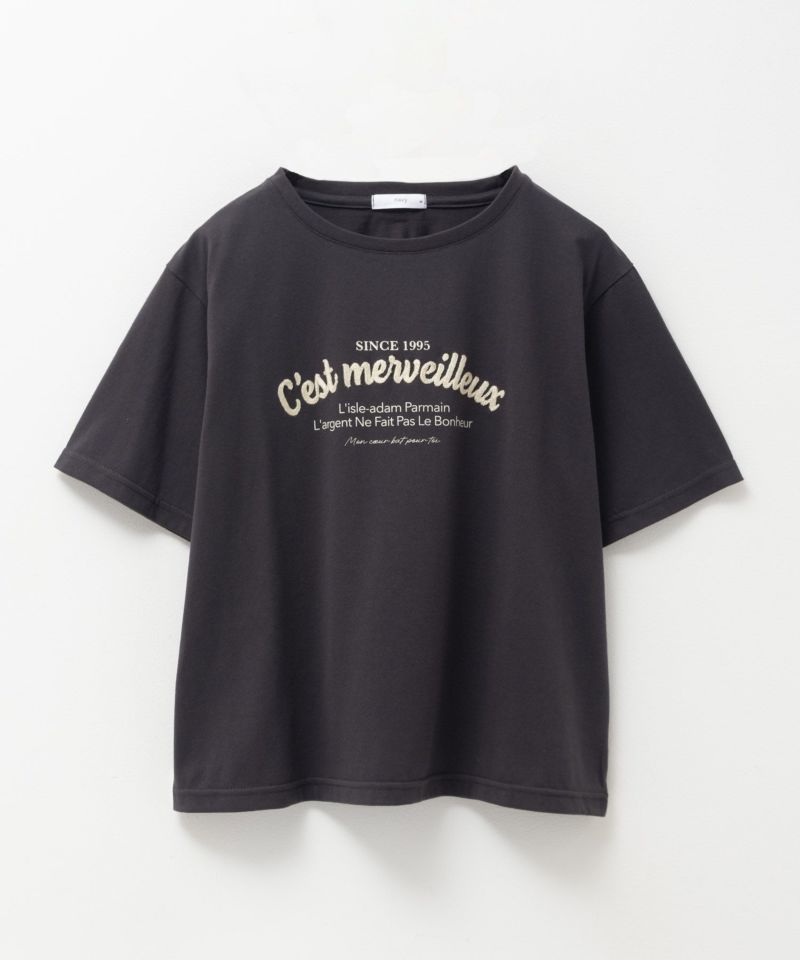 T-GRAPHICS  ロゴ刺繍Tシャツ レディース メール便 対応商品商品画像-25