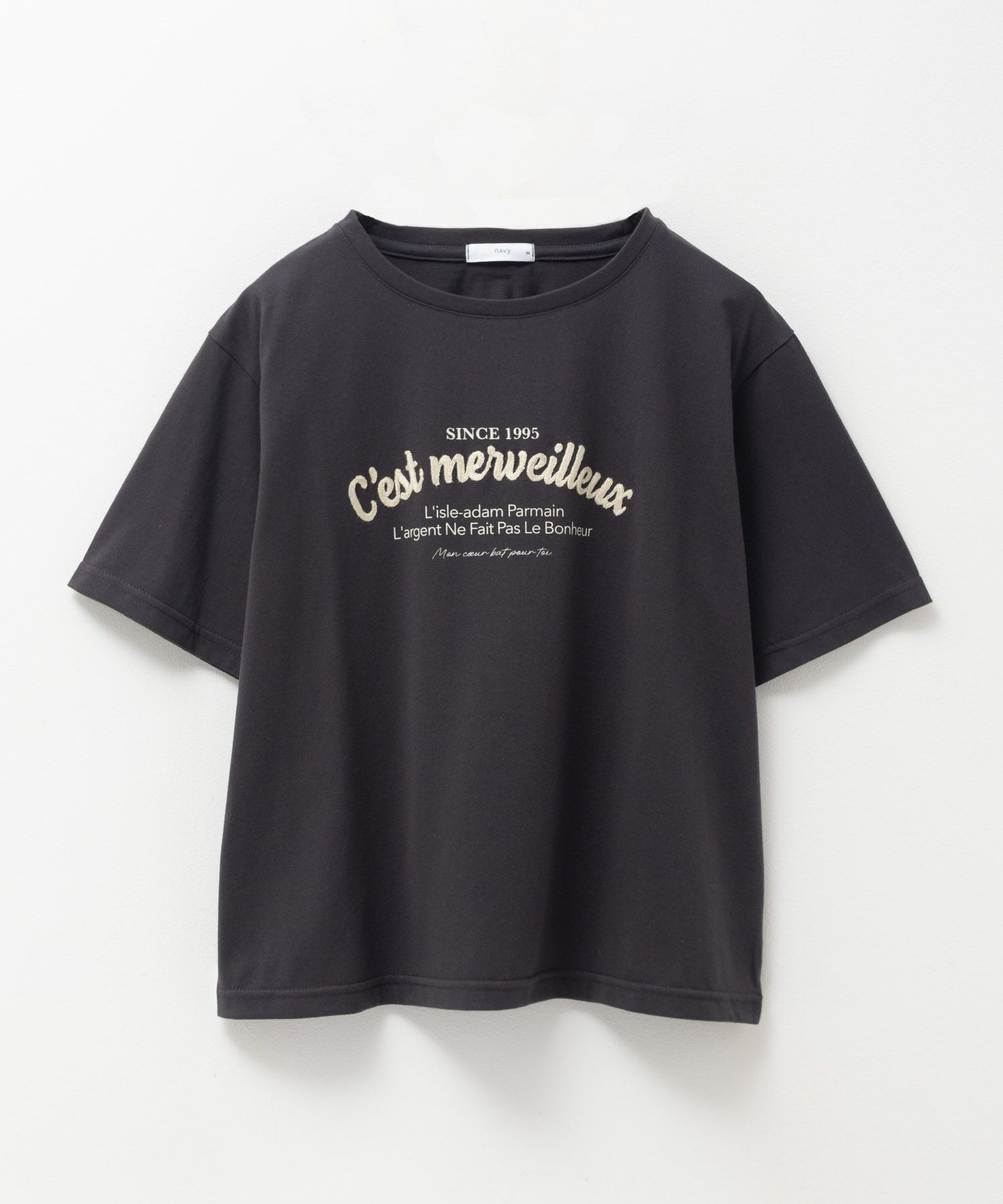 T-GRAPHICS ロゴ刺繍Tシャツ レディース ネコポス 対応商品