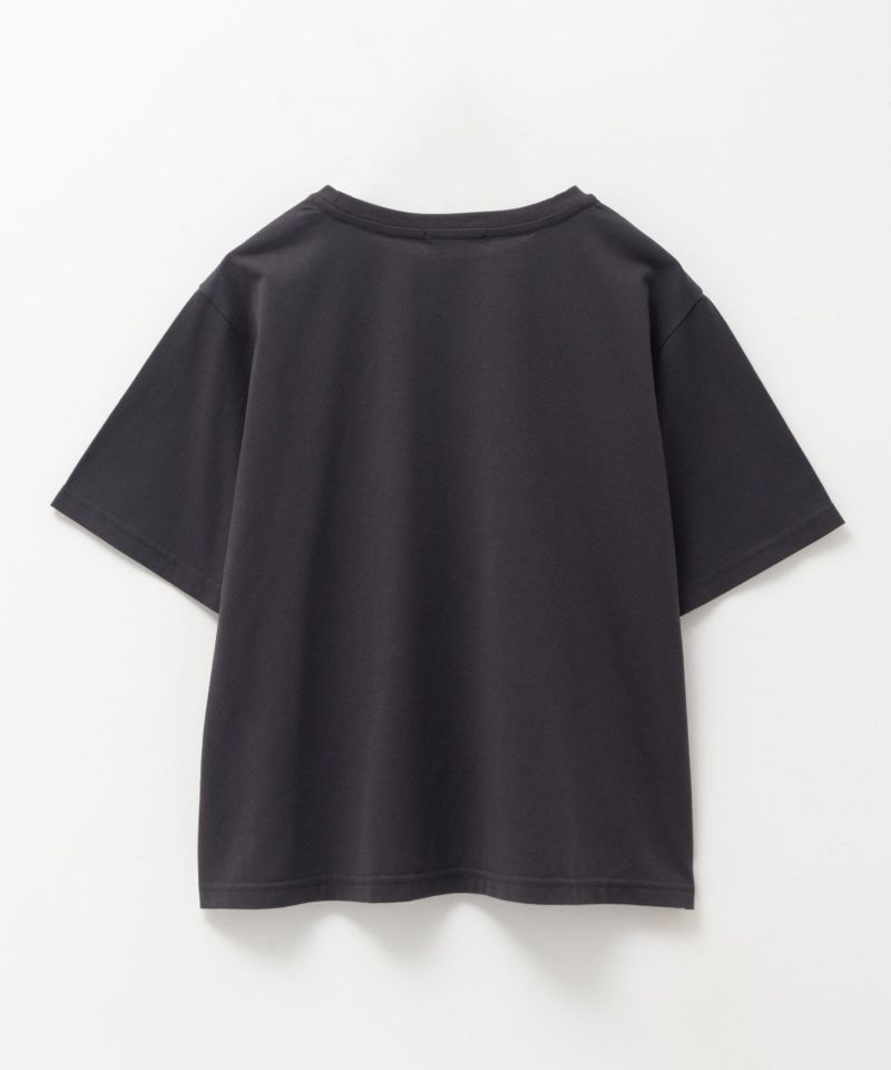 T-GRAPHICS  ロゴ刺繍Tシャツ レディース メール便 対応商品商品画像-27