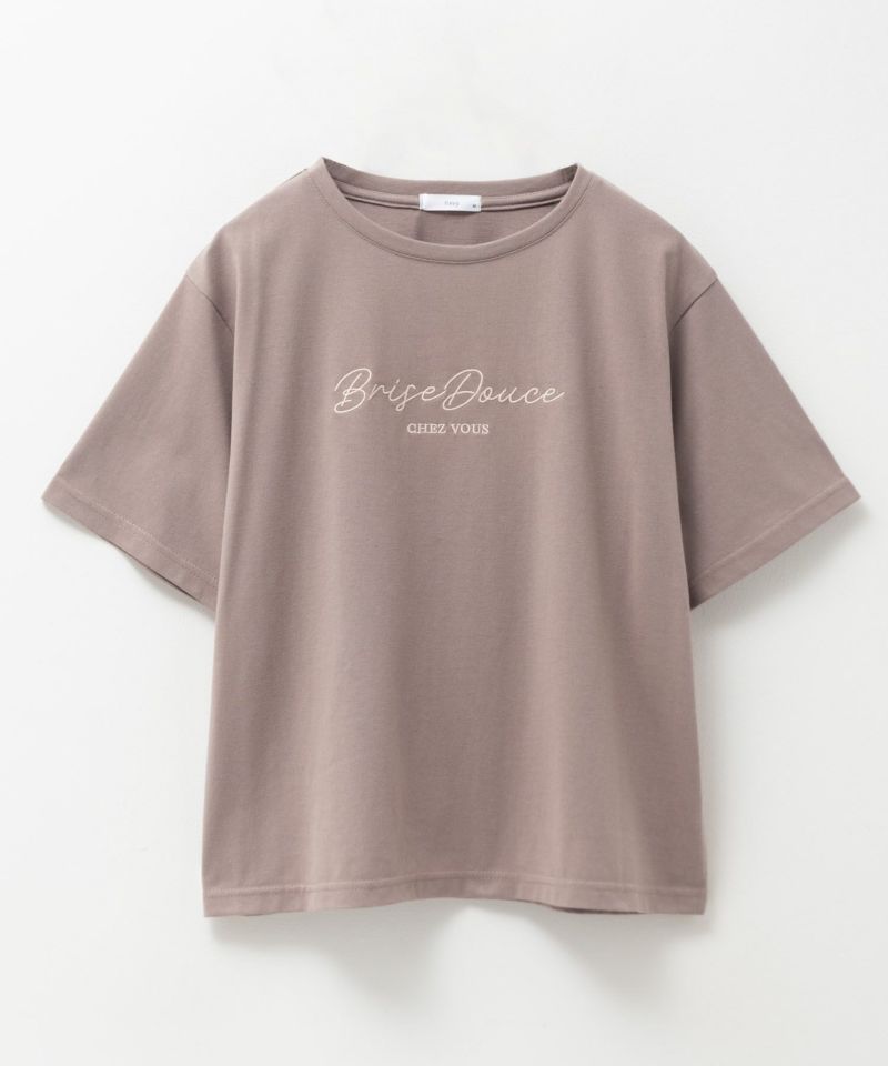 T-GRAPHICS  ロゴ刺繍Tシャツ レディース メール便 対応商品商品画像-28