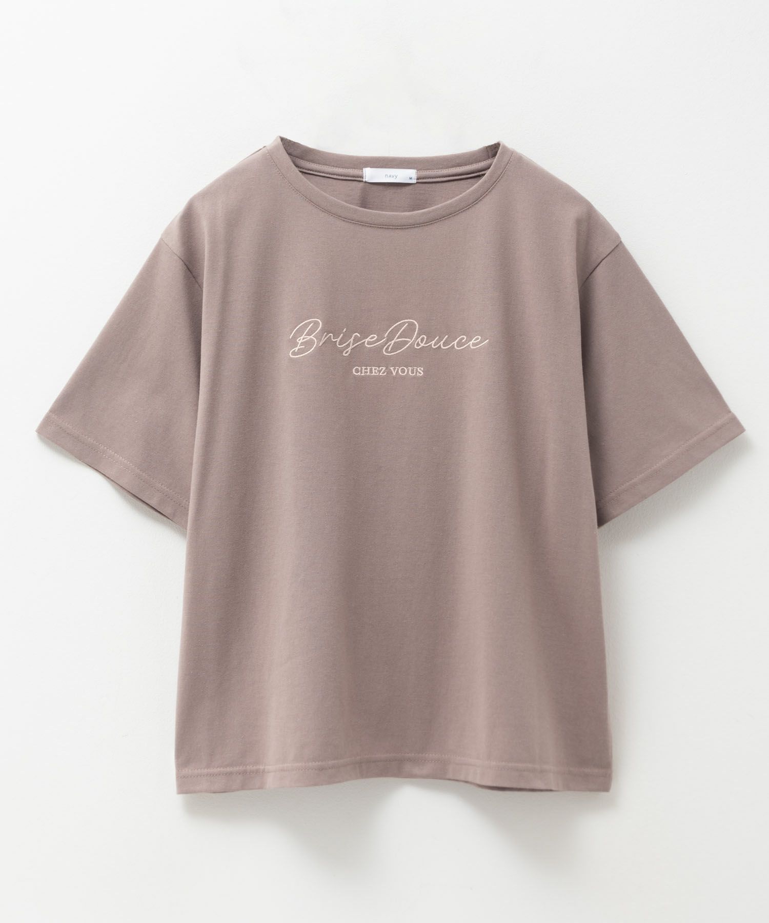 T-GRAPHICS  ロゴ刺繍Tシャツ レディース メール便 対応商品商品画像-28