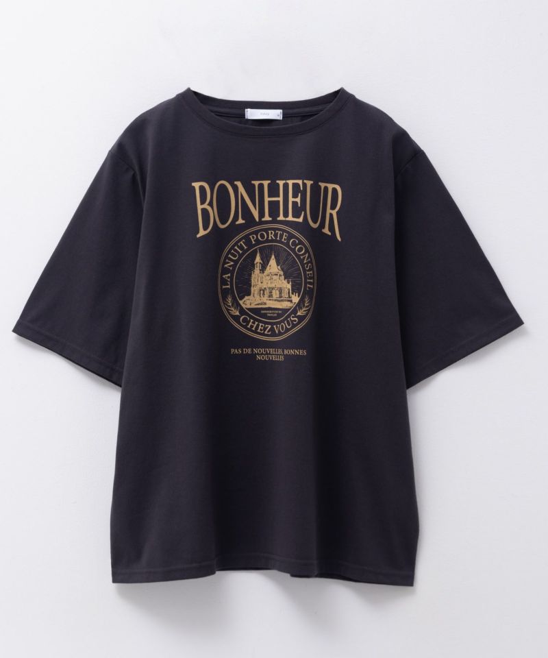 T-GRAPHICS  カフェテイストプリントTシャツ レディース メール便 対応商品商品画像-25