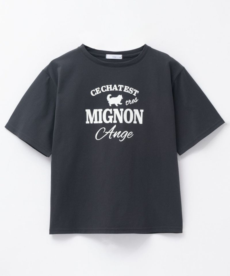 T-GRAPHICS  ネコシルエットTシャツ レディース メール便 対応商品商品画像-21