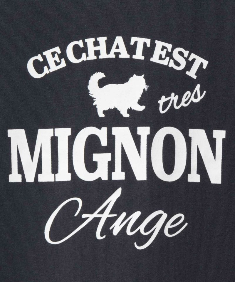 T-GRAPHICS  ネコシルエットTシャツ レディース メール便 対応商品商品画像-27