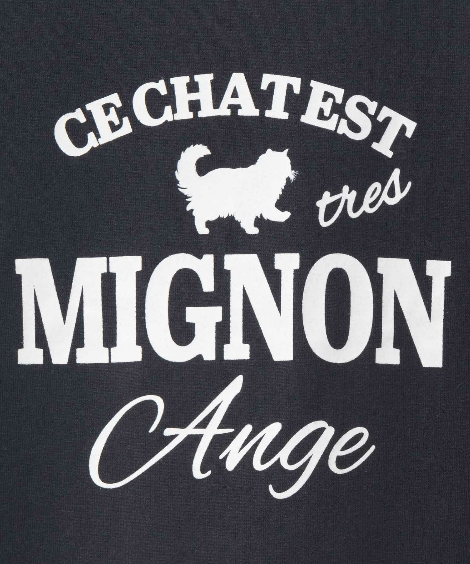 T-GRAPHICS  ネコシルエットTシャツ レディース メール便 対応商品商品画像-27