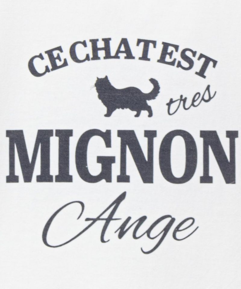 T-GRAPHICS  ネコシルエットTシャツ レディース メール便 対応商品商品画像-28